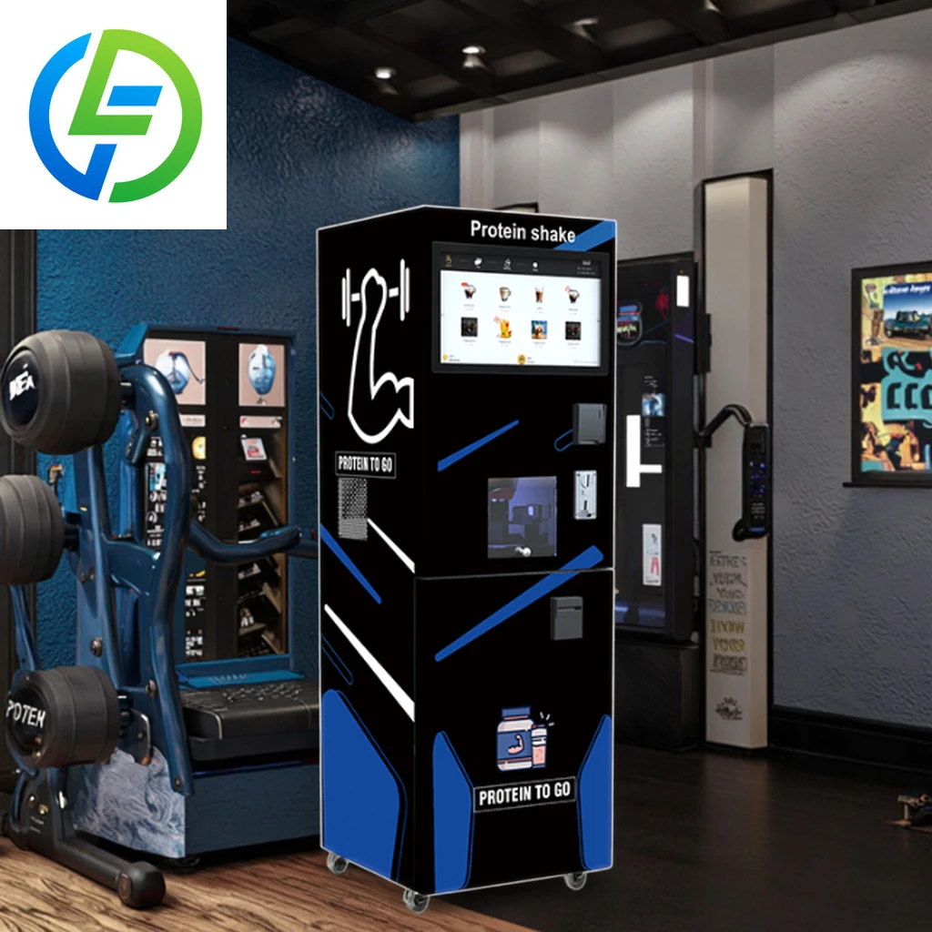 

Customized Commercial Instant Coffee Vending Machine for Protein Shake Vending Machine with Cup Dispenser Coffee