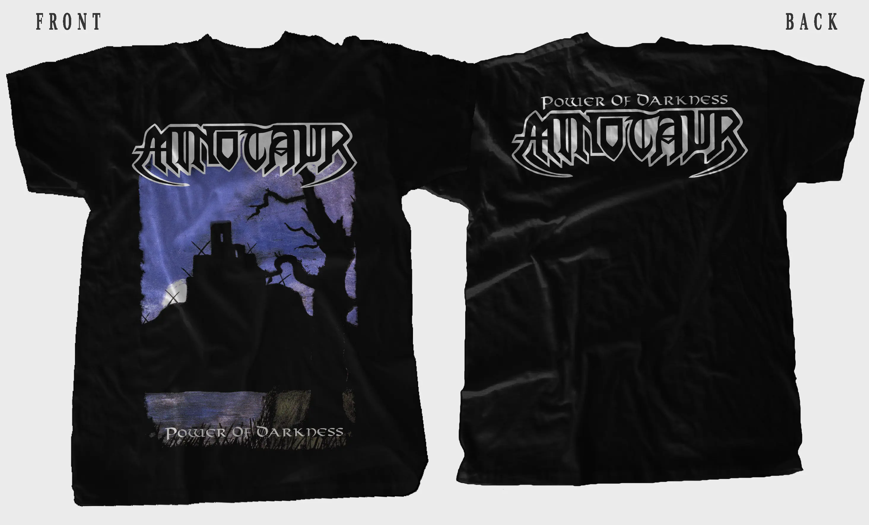 جديد Dtg مطبوعة تي شيرت مينوتور قوة الظلام حجم S M L Xl 2 3 4 5 6 7Xl