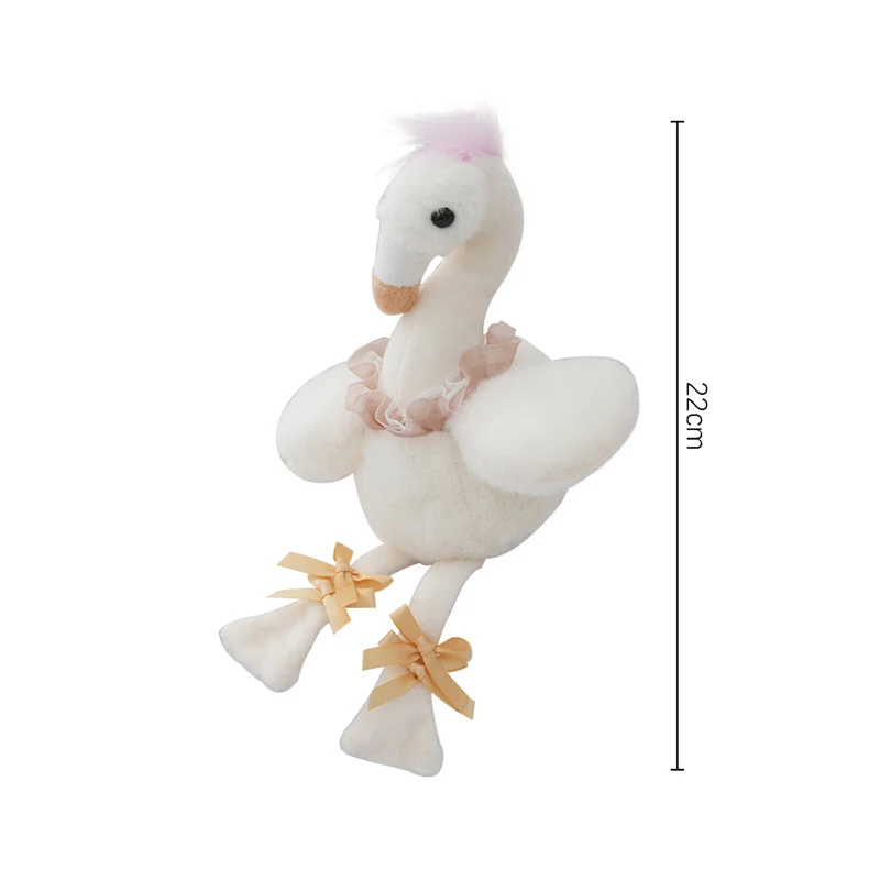 Cartoon Flamingo Bird Plush Keychain Cartoon Animal Doll Keychain Pendant Backpack Decoration Accessories Birthday Gifts image 6