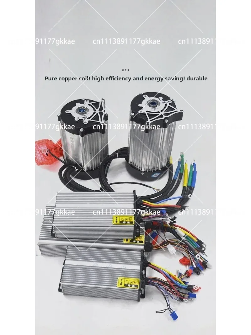 5000W High Power 18 Tooth Internal Spline Permanent Magnet Brushless Variable Speed Motor for Electric Tricycle