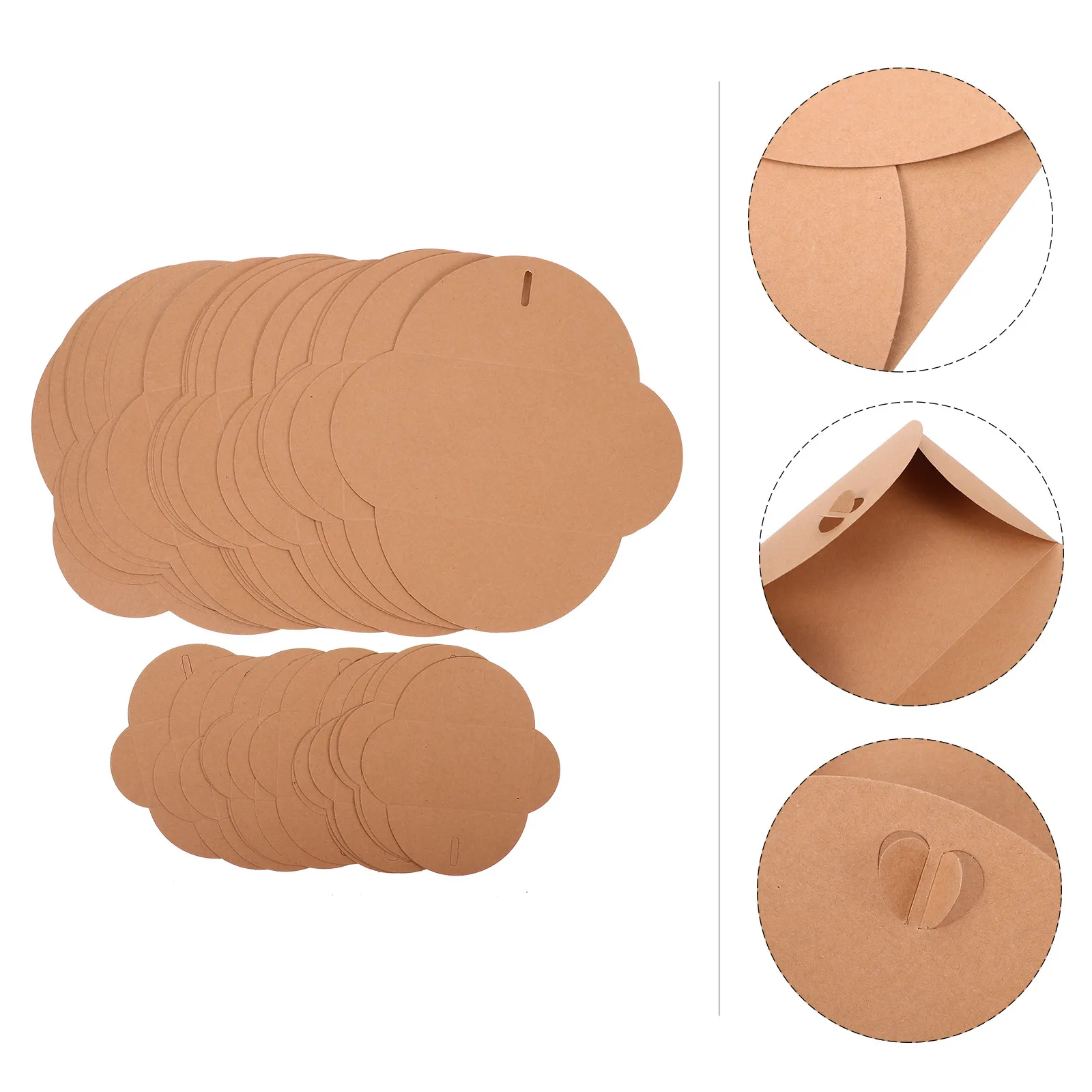

40Pcs Retro Kraft Envelopes Letter Writing Set for Personalized Notes Invitations Home Decoration Craft Projects