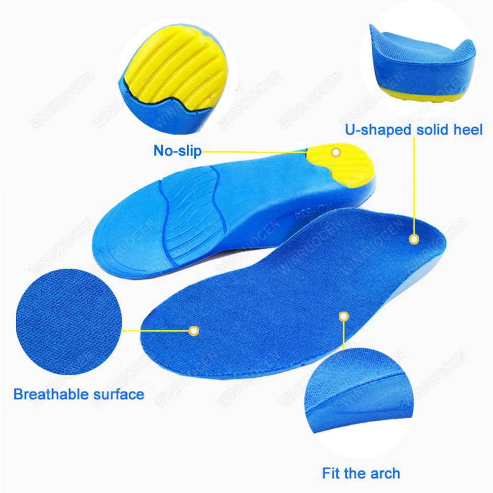 Upgraded Adult Flatfoot Orthopedic Insoles Arch Support Damping Cushion Padding Insole For Feet Plantar fasciitis Unisex Pad