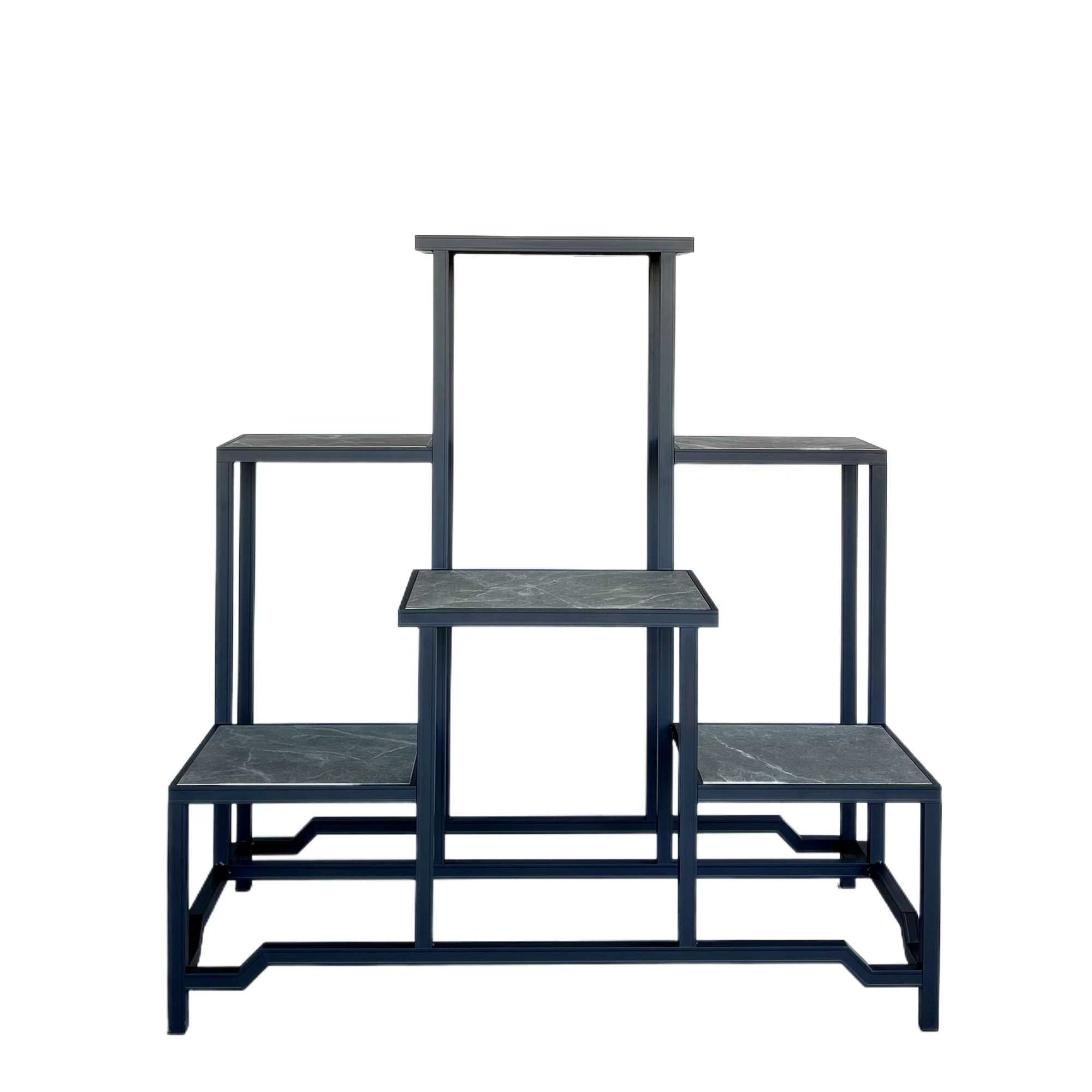 

Six-layer frame aluminum alloy green plant bonsai frame living room floor type