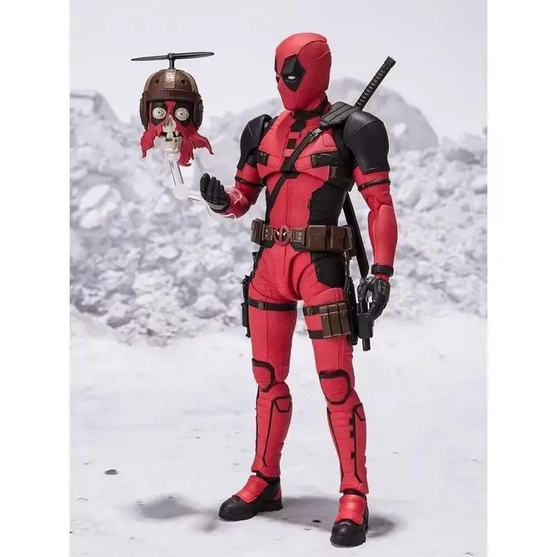 S.H.Figuarts Spot Marvel Deadpool 3 Deadpool 및 Wolverine Little Cheap Uncle Wolf 액션 피규어 영화 버전 모델 장식품 장난감