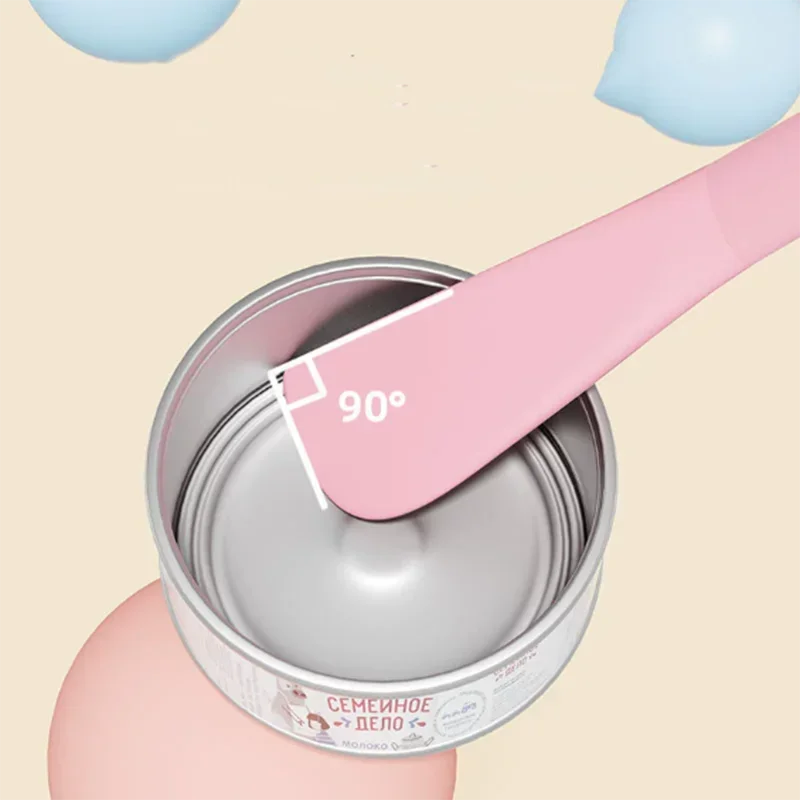 Multifunctional Cat Can Tool with Long Handle, Integrated Can Opener and Feeding Spoon, Convenient Lid Remover for Cat Food Cans