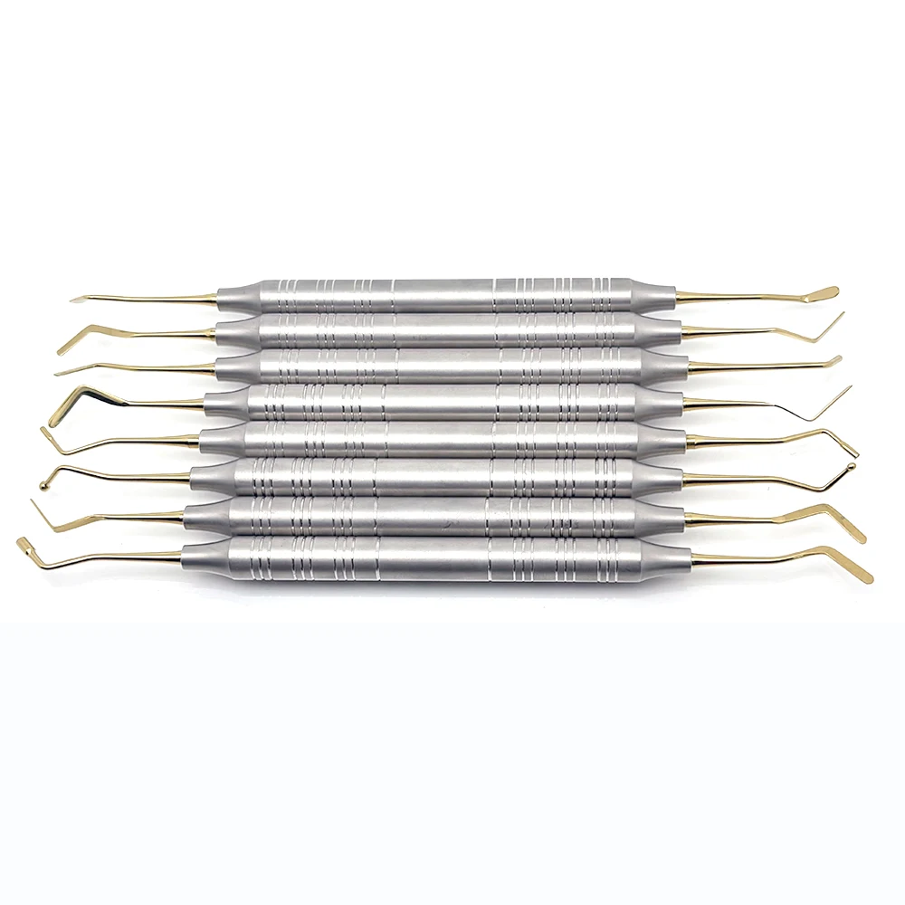 

8 Pcs Dental Composite Resin Filling Spatula Kit Dentist Repair Instruments for Restorative Dentistry and Aesthetic Fillings