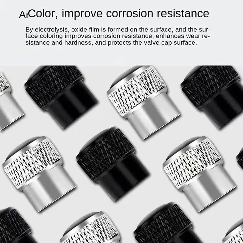 4 PCS Universal Car Wheel Valve Covers Air Dustproof Waterproof Car Motorcycle Tyre Rim Covers Car Decoration Valve Caps for Car