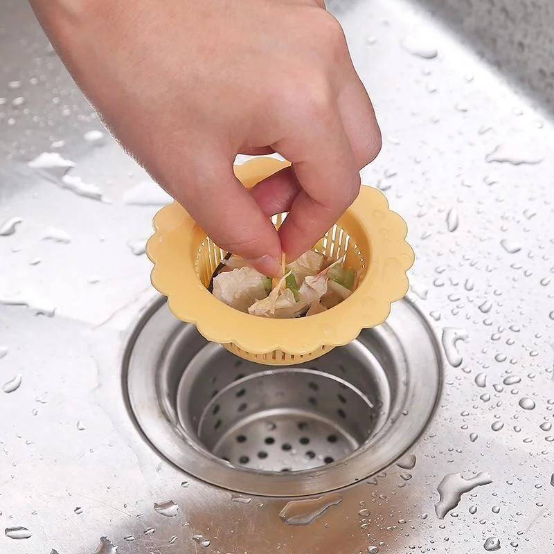 Kitchen Sink Strainers Drain Spout Filter, Food Scraps Catcher Against Clogging Sink Drain, Kitchen Sink Basket Strainer