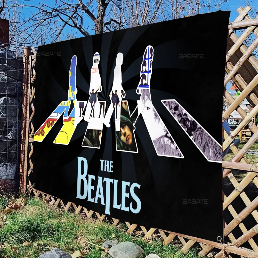 Band The B-Beatles High End Quality Banner Printing Artistic Atmosphere Style Camping Flag