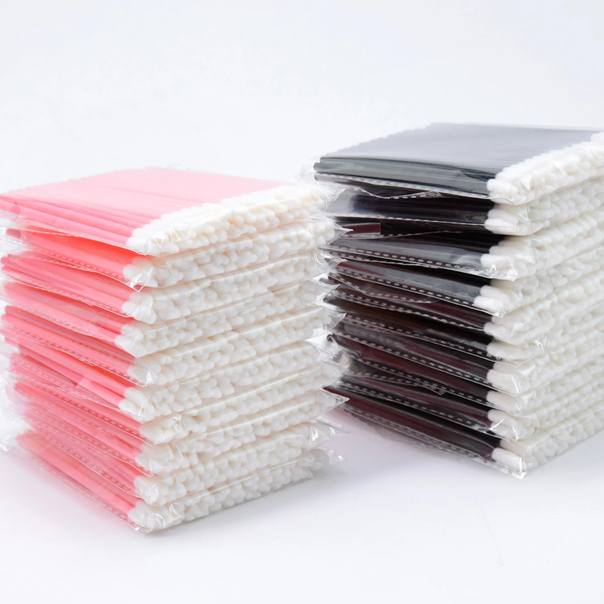 500 PCS Disposable Lip Brush Soft ลิปสติกมาสคาร่า Lip GLOSS Applicators ทําความสะอาดขนตาเครื่องสําอางค์แปรง Make Up Tools