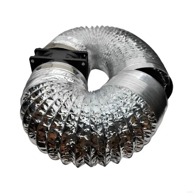 

Inline Duct Fan Ventilation Exhaust Fan Filter Duct Speed Regulating Extractor M68E