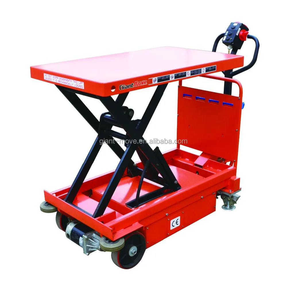 MR Electric Linear Actuator Lifting And Moving Scissor Lift Table