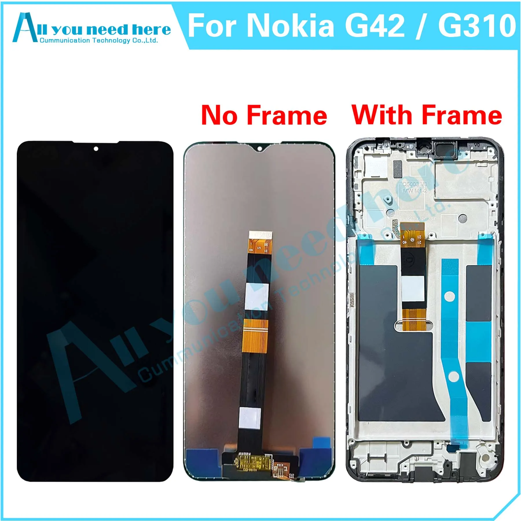 

100% Test For Nokia G42 G310 LCD Display Touch Screen Digitizer Assembly Repair Parts Replacement