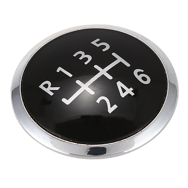 AU04 -6 Speed Gear Shift Knob Emblem Badge Cover Cap For Vw Transporter T5/T6 Mk5 Mk6