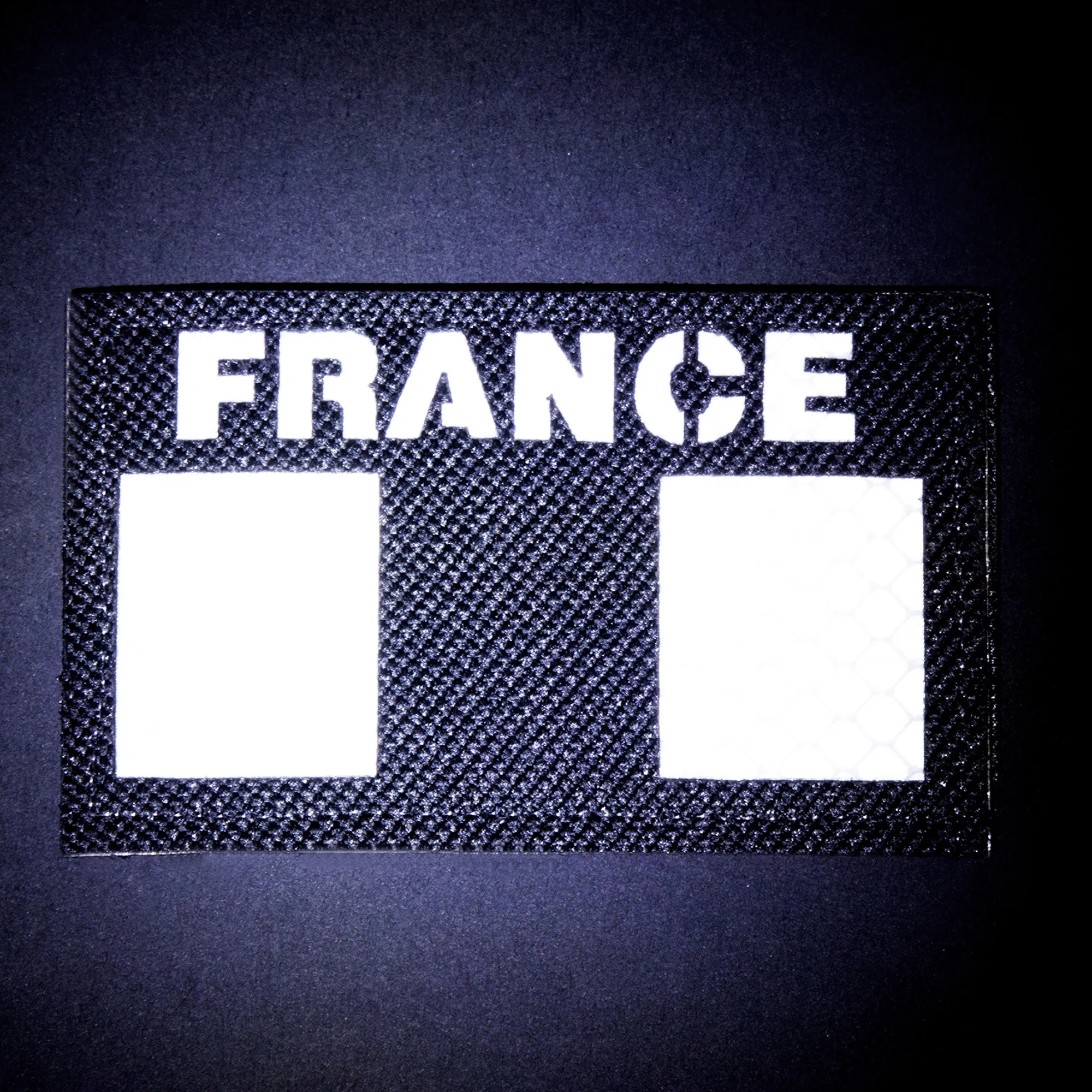 Infrared Reflective IR Patch, France Patch, Tactical Patch, Army Hook and Loop, French Vest Cap