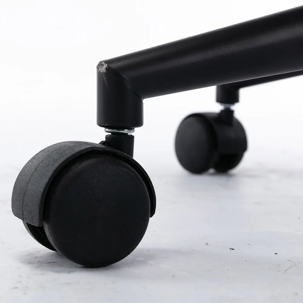 

8pcs Swivel Caster Wheels Heavy Duty Gaming Chair Casters Black Replacements 15mm Thread Furniture Wheel Set