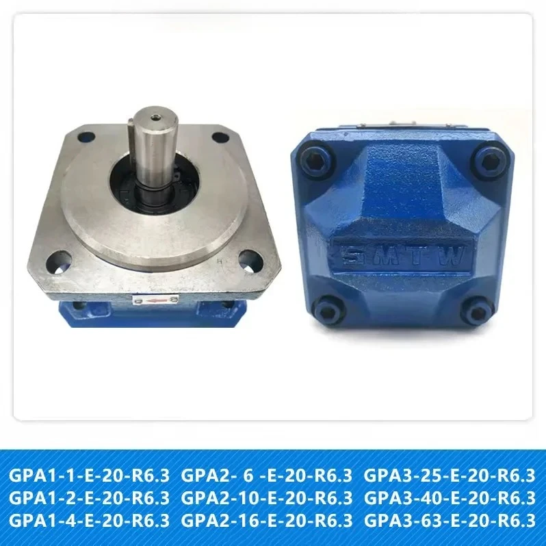 Shanghai Machine Tool Works Gear Pump GPA2-10-E-20-R6.3 6/16 GPA1-4/2 40/25/63 3