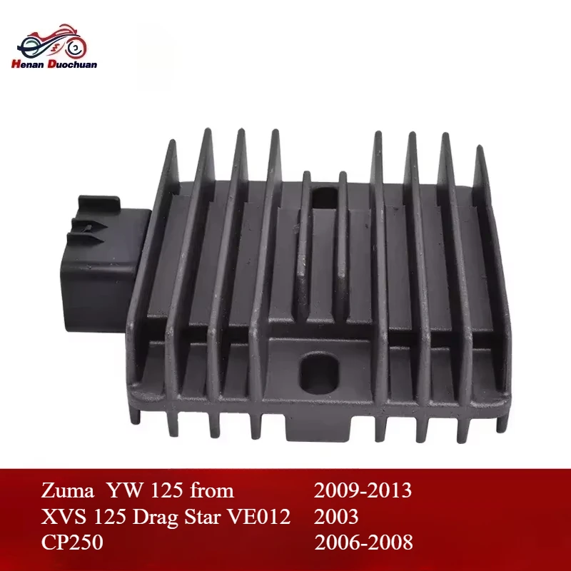 

Motorcycle Voltage Regulator Rectifier For Yamaha Zuma YW 125 2009-13 XVS125 Drag Star VE012 03 CP250 CP 250 06-08 YW125 XVS 125