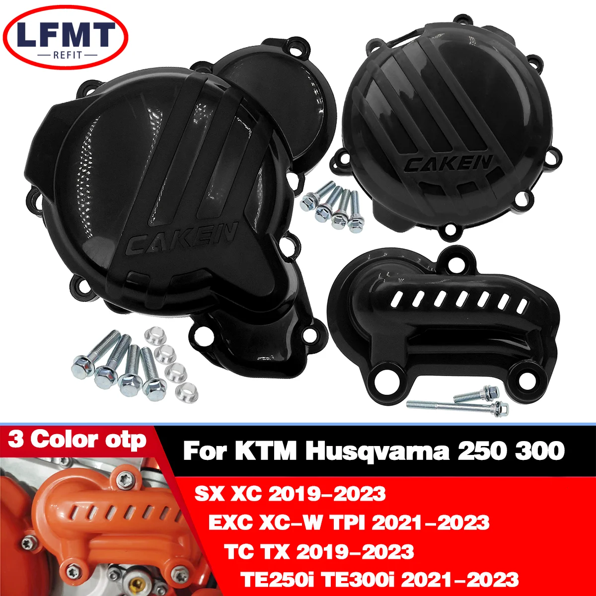 Clutch Cover Ignition Protector Guard For KTM SX XC EXC XCW TPI SX EXC 250 300 2T For Husqvarna TC TE 2019-2022 2023 Motorcycle