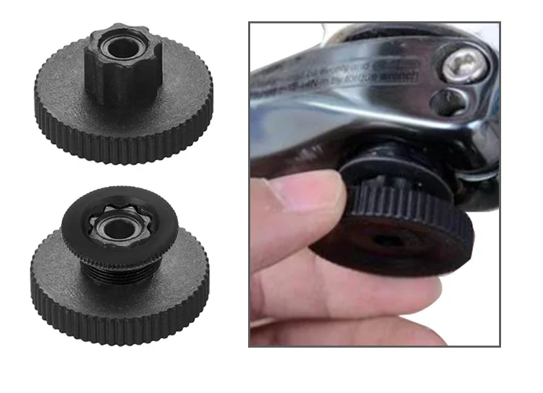 Bike Bicycle Crank Arm Cap Removal Install Tool For-Shimano Hollowtech II Arm Crankset Wrench Cycling Tool