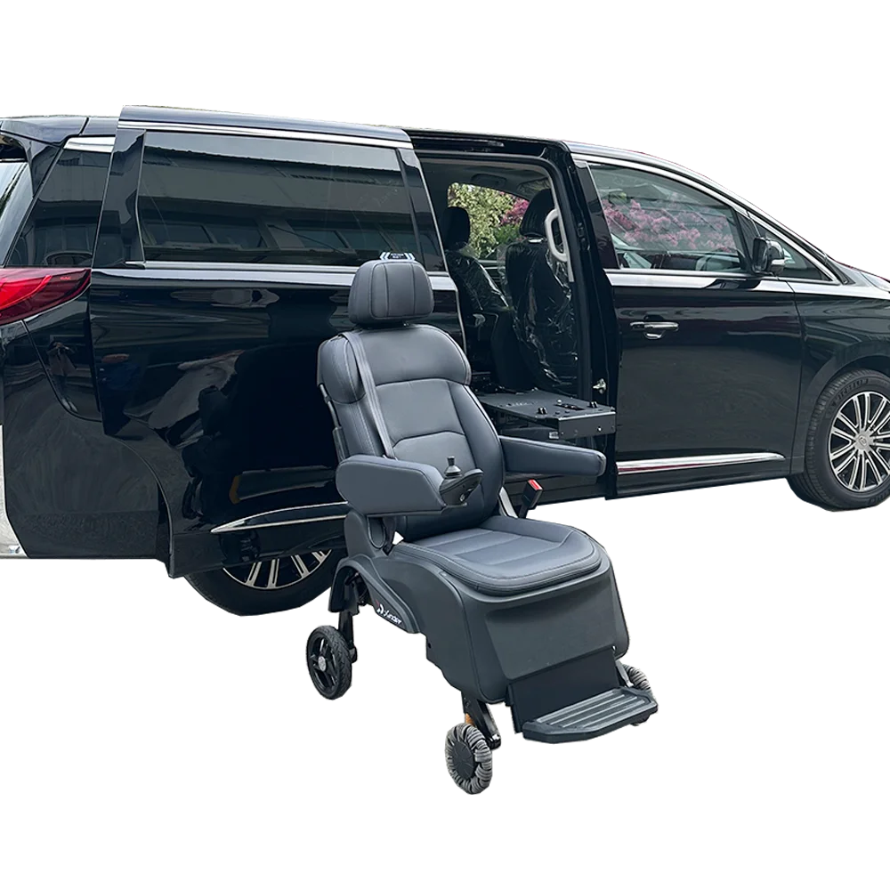 Modern Comfortable Swivel Seat for Disabled Old Wheelchair Users Accessible Car Leather Seat