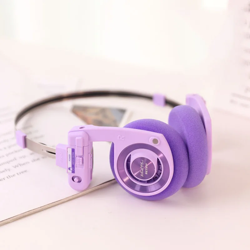 WhatPlus RETRO 3 Headworn Wireless Headphones Bluetooth 5.3