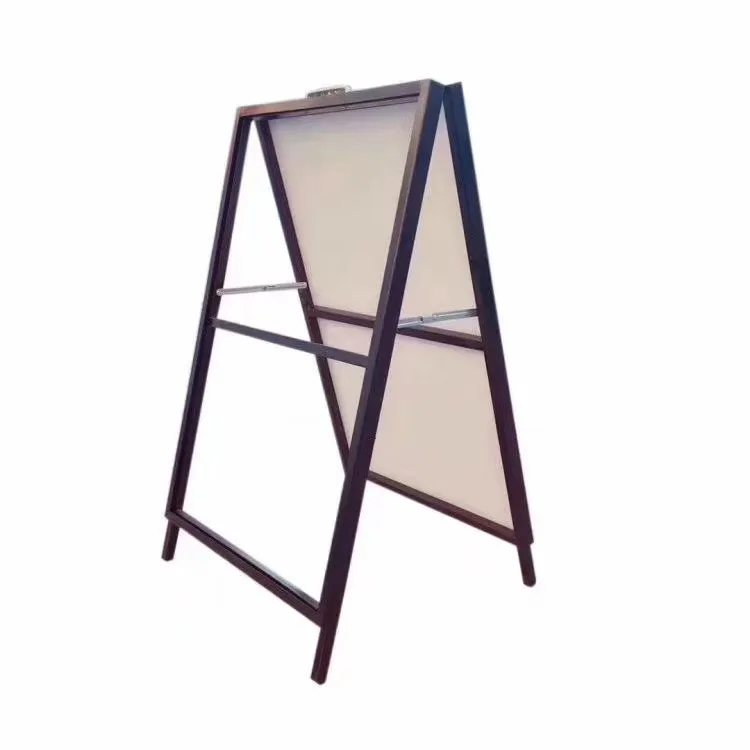 

Double-sided Sidewalk Pavement with A Frame PVC Sandwich Panel Dry-wipe Menu Sign