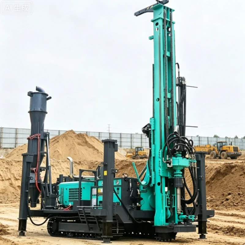 Air RC Reverse Circulation Drilling Rig Rock Sampling in Mines Rock Powder Collection Exploration Drilling Rig Core Drilling Rig