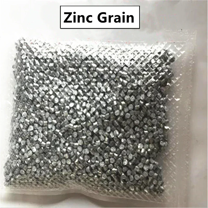 100g-1Kg Pure 99.995% Zn Zinc Nugget/Grain/Ingot