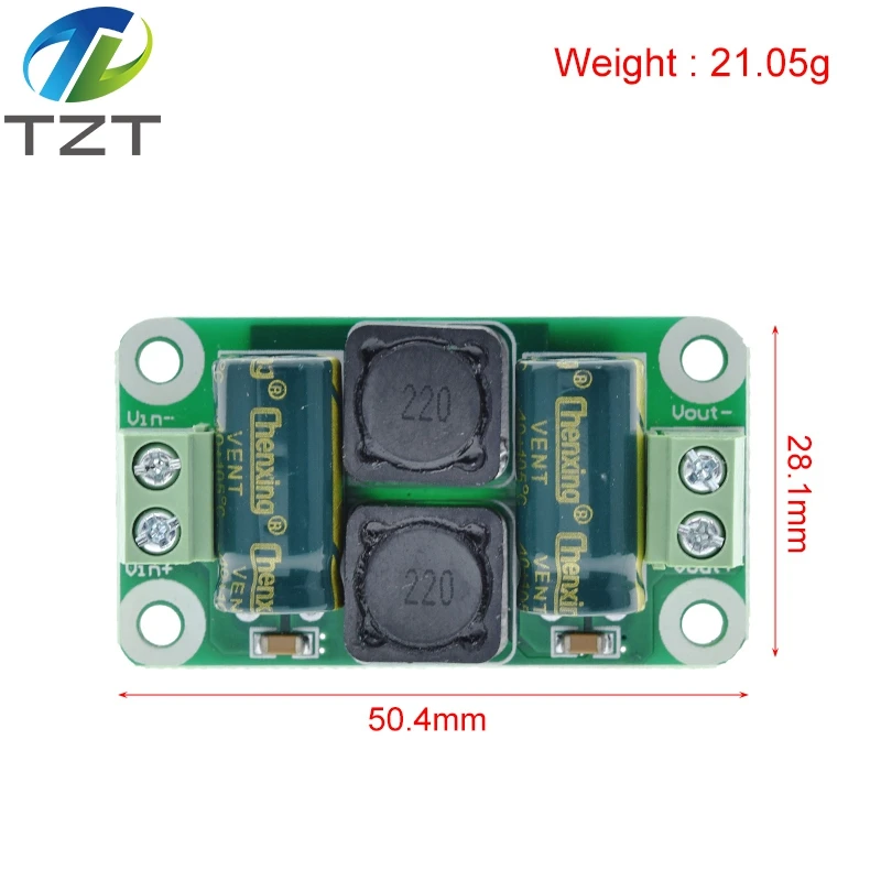 0-50V 4A DC Power Supply Filter Board Class D Power Amplifier Interference Suppression Board Car EMI Industrial Control Panel