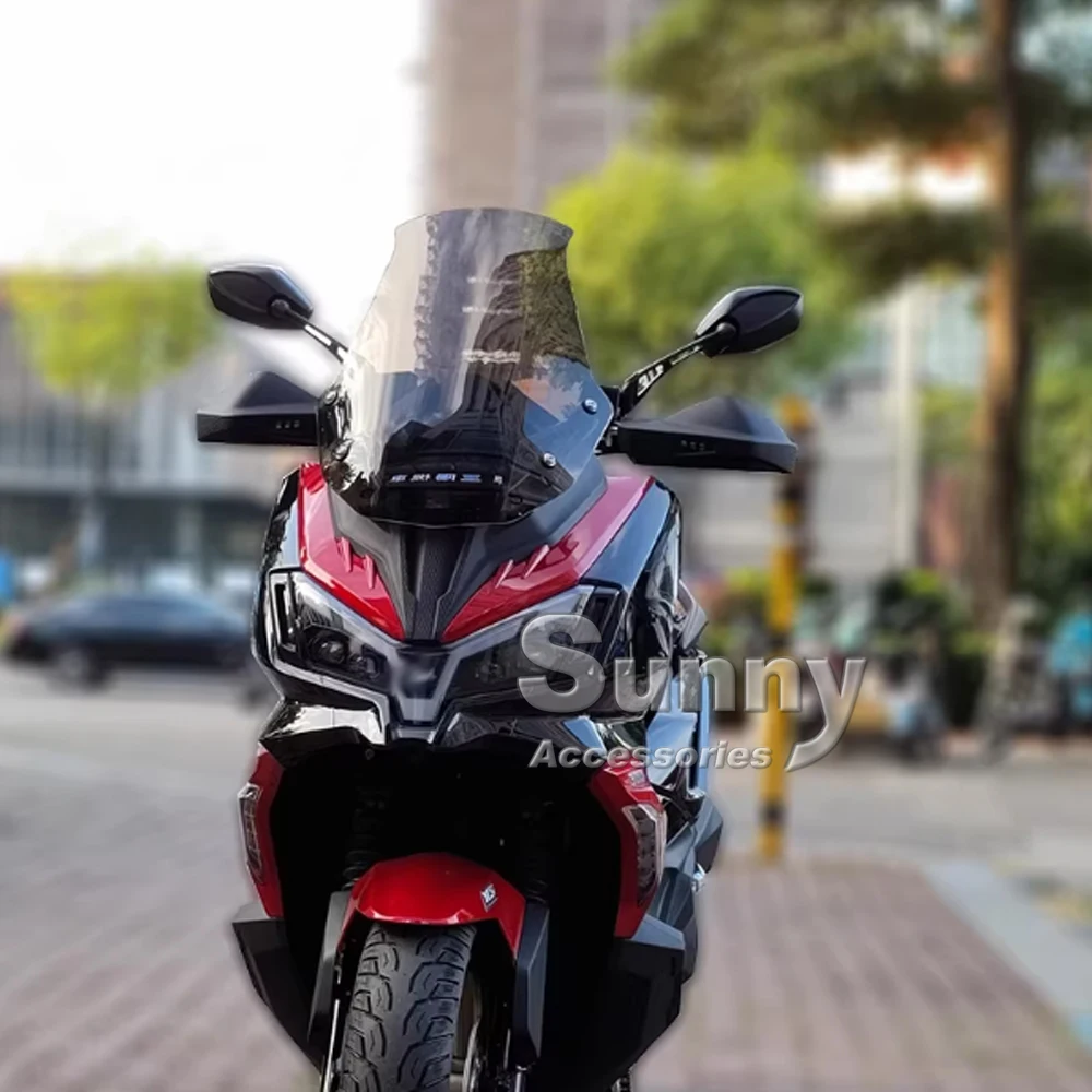 For SYM Husky 300 ADX 300ADV Motorcycle Modified Windshield High Windshield Accessories Chest Guard Rainscreen