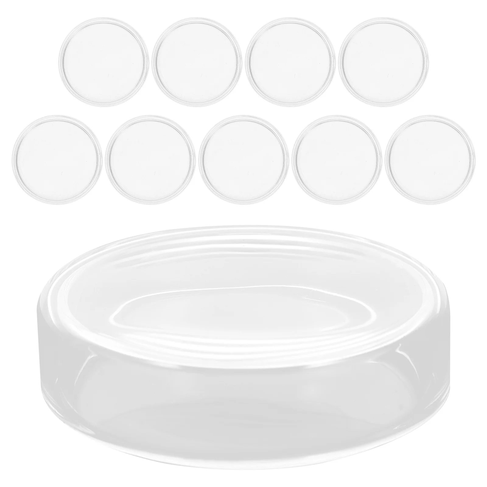

10Pcs 60mm Glass Petri Dishes Borosilicate Reusable Laboratory Cell Culture Plates Microbiological Experiment Equipment