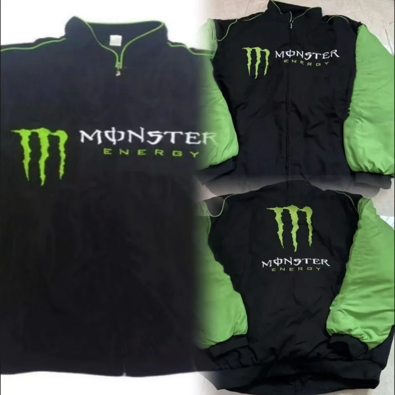 몬스터 에너지2026 스트리트 패션 통기성 따뜻한 자수 데일리 코트