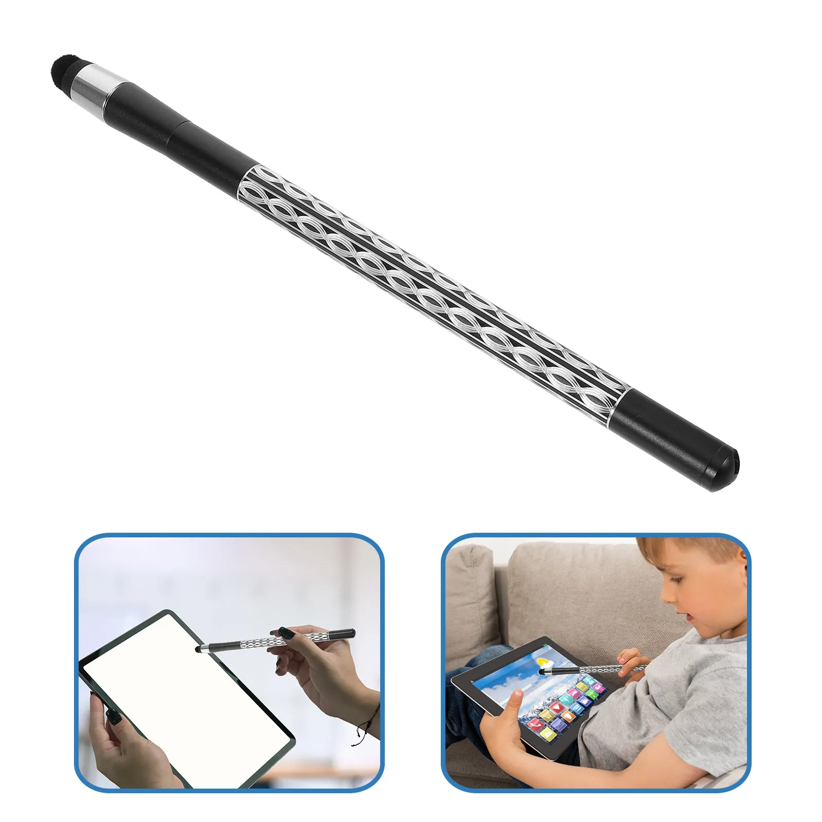 

Стилус для емкостных сенсорных экранов с выдвижным механизмом для планшетов, телефонов, ноутбуков: точное письмо, рисование, виртуальные занятия