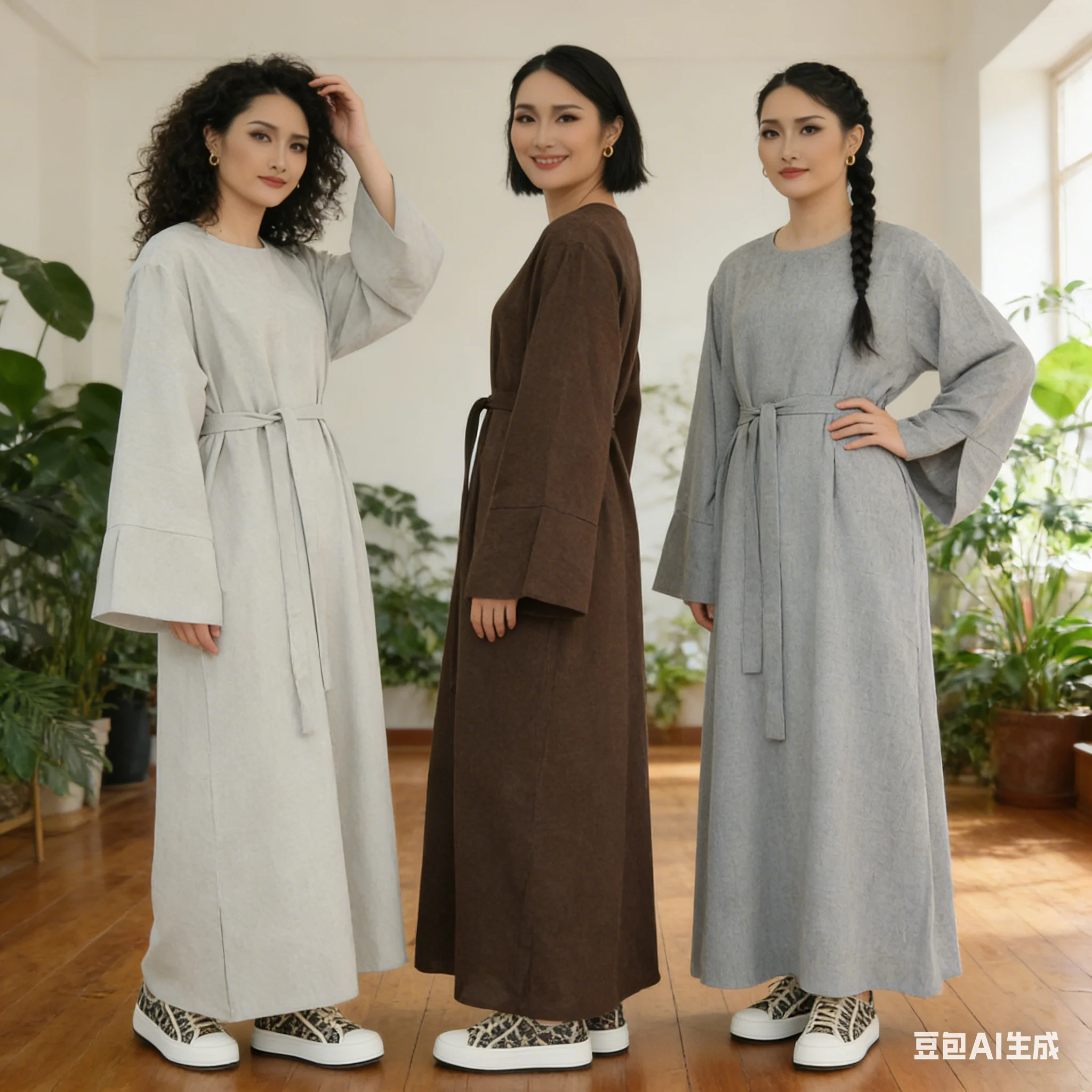 

Ближневосточное дубайское платье для женщин, мусульманское платье, джеллаба, турецкий кафтан, абайя, исламская одежда на Рамадан, праздничные платья с поясом, Vestidos