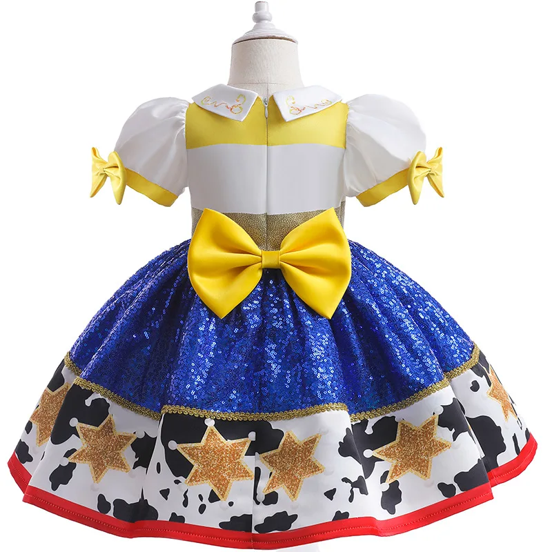 Toy Costume Story Infant Christmas Jessie Dress New Year Girls Tutu Dress 1-6 Years Old Baby Girl Birthday Party Kids\' dresses