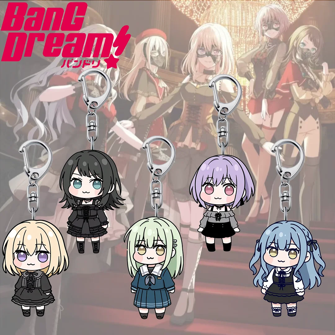 

BanG Dream Sakiko Togawa Pendant Keychains Cartoon Anime Pendant Keyring Jewelry Decoration Backpack Accessories