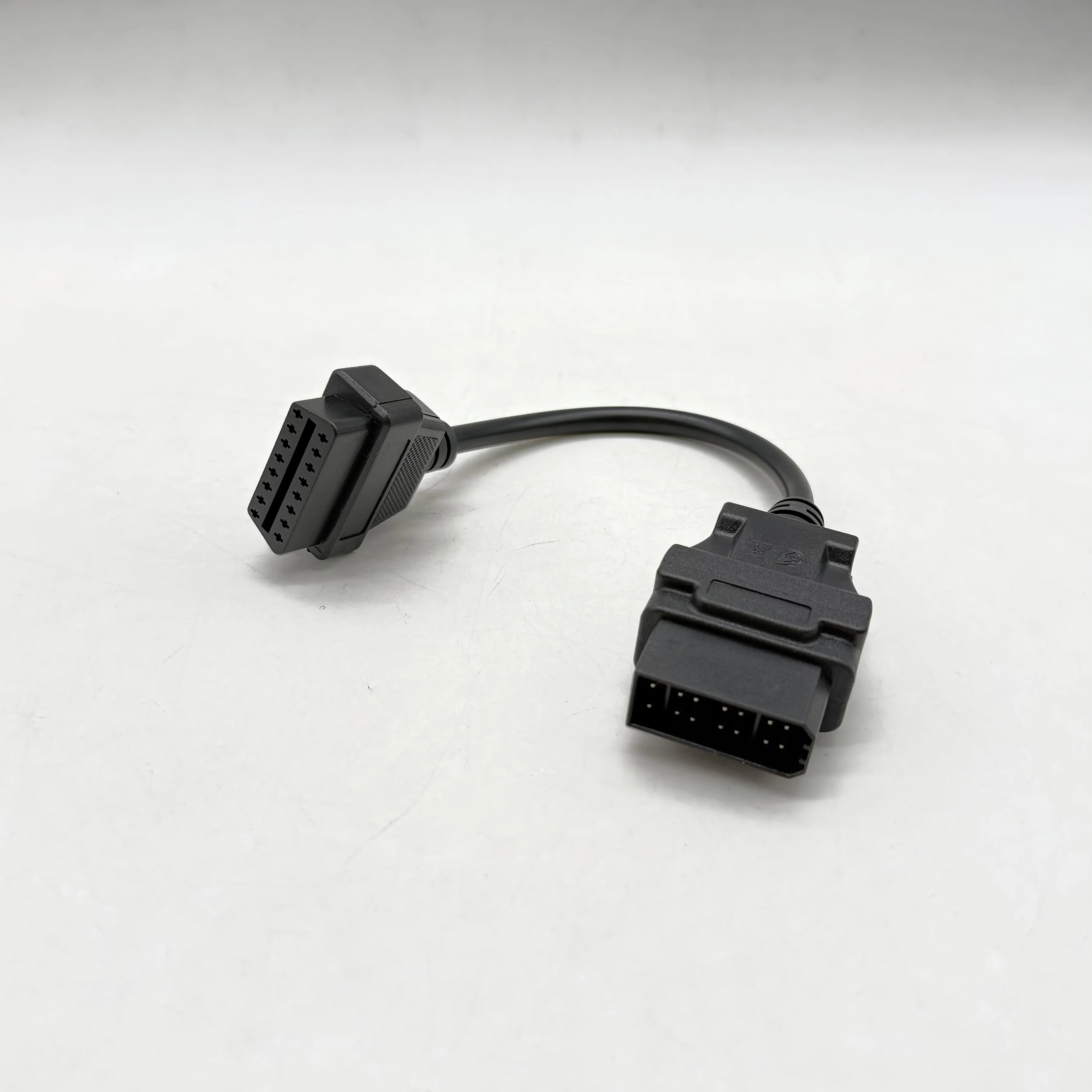 For Nissan 14Pin To 16Pin OBD2 Diagnostic Connector Adapter Interface 14Pin To OBD2 16 Pin Adapter For Auto Car Vehic Cable