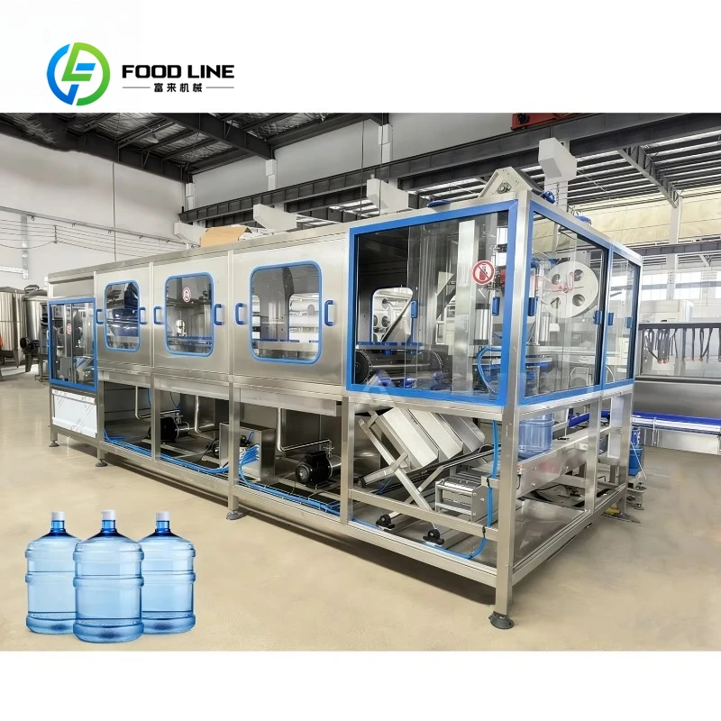 Customized Full 5 Gallon Barrel Water Filling Machine Stainless Steel Mineral Pure Water Production Line For Bottled Water