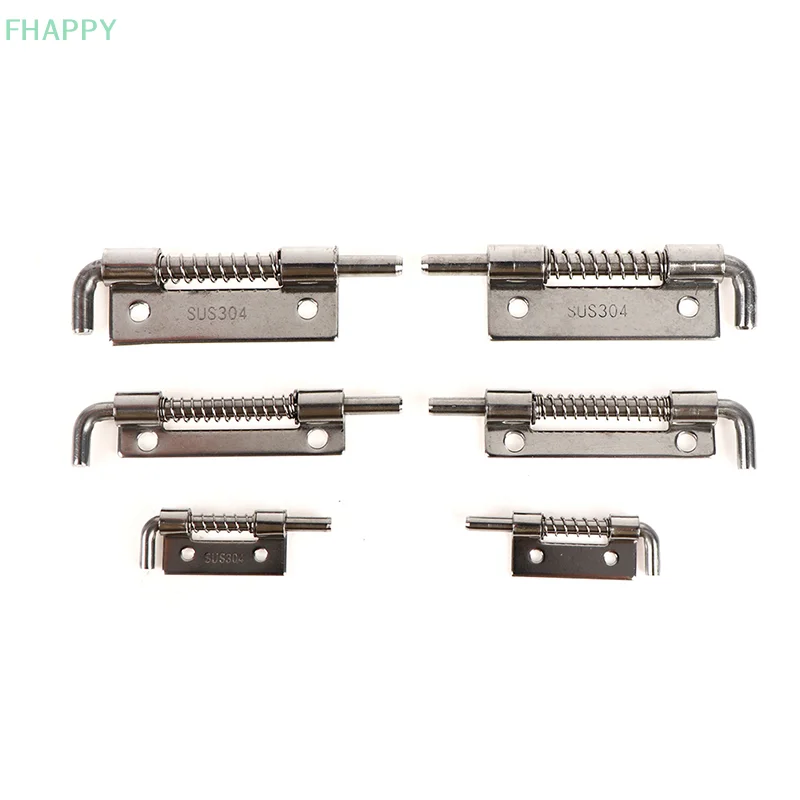 1pc 304 cerniera caricata in acciaio inossidabile Hardware di chiusura a barilotto con bullone a molla di sicurezza