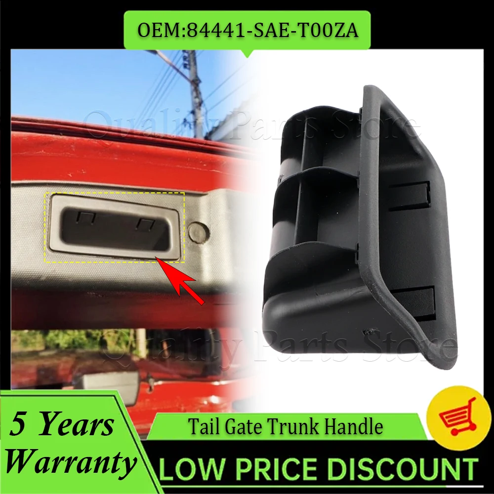 New Car Rear Tailgate Trunk Handle Grip Pull For Honda FIT Jazz GD1 GD3 2003-2008 84441-SAE-T00ZA