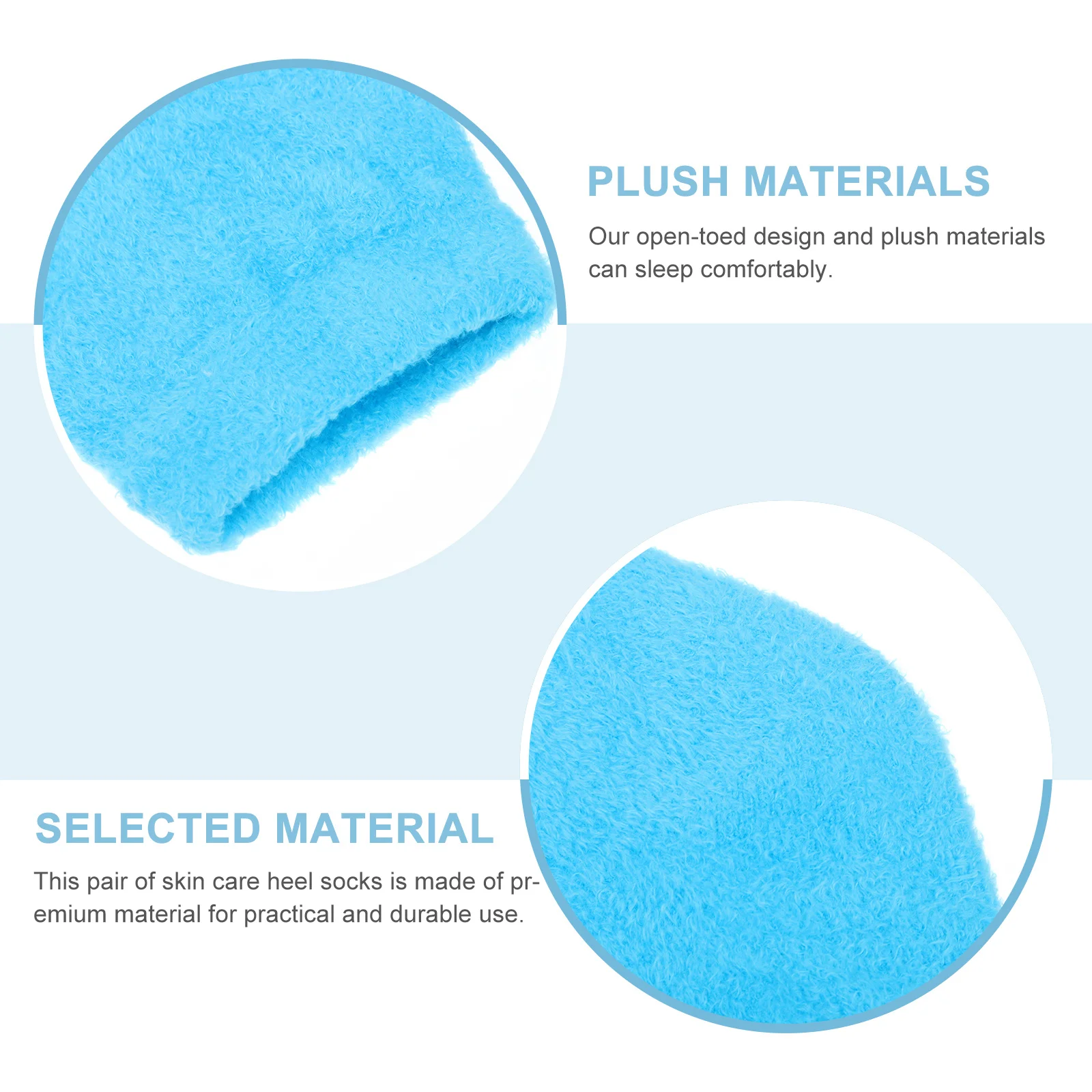 

1Pair Heel Skin Care Gel Socks Essential Oil Moisturizing Socks Foot Heel Care Tool for Dry Rough Heels Moisturizing Foot Cover