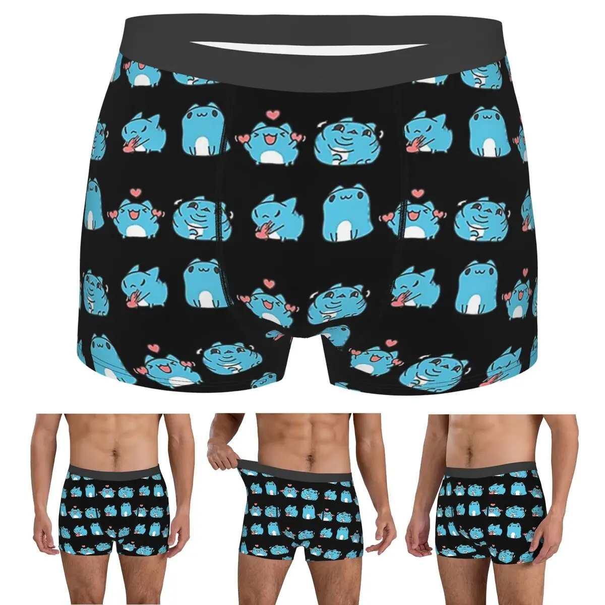 

Boxer Underpants Shorts Bugcat Capoo Panties Men's Soft Underwear for Homme Man Boyfriend Gifts