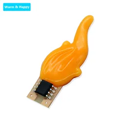 Lámpara de Flash LED COB Edison de 3V CC, lámpara de diodo de 20mA y 1900K, bricolaje, lámpara de vela blanca cálida, Bombilla decorativa, accesorios DIY