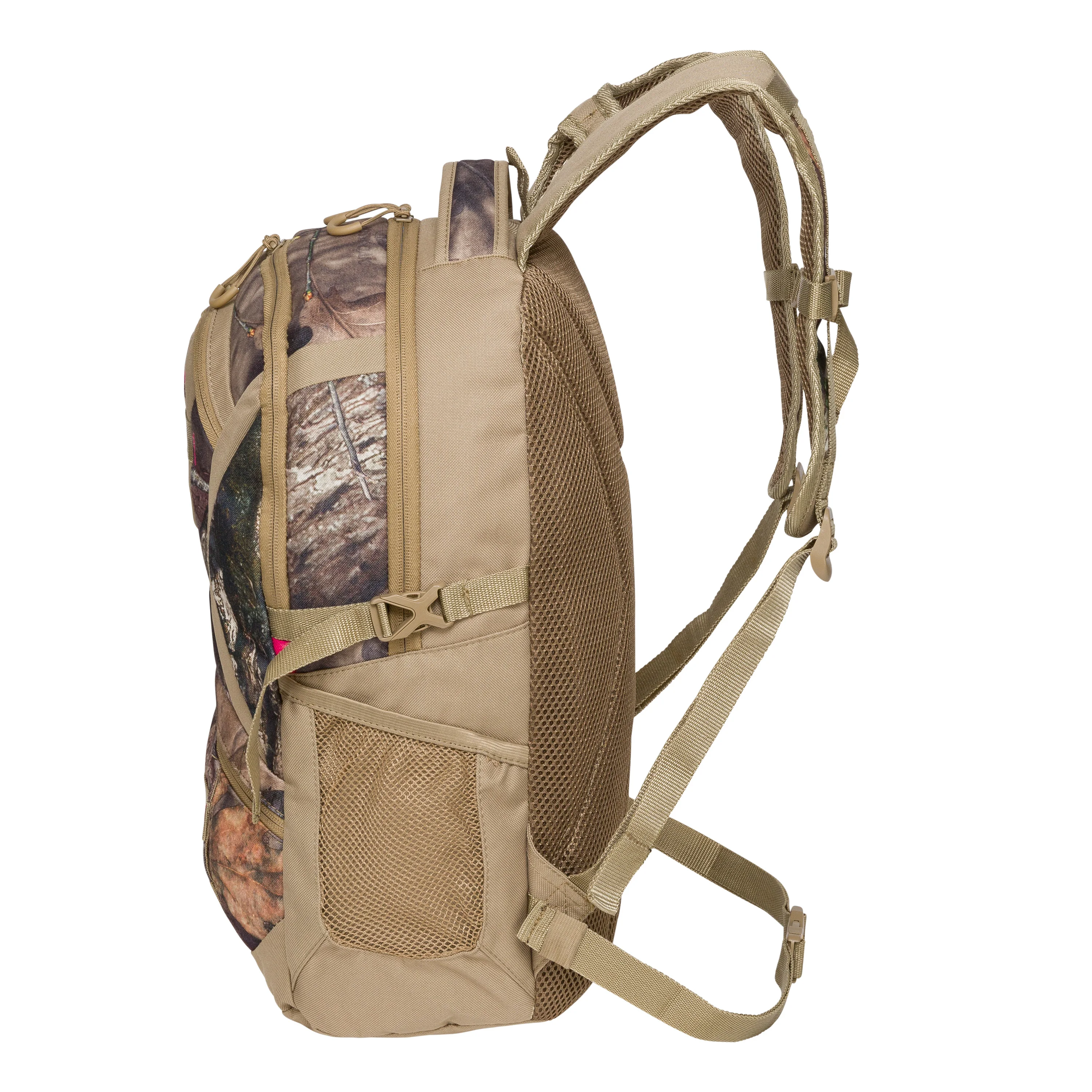 Binocular Bag Realtree Edge Unisex Adjustable Harness Stowable Cleaning Cloth Ventilated Design Rear Pocket Mesh Side Pockets