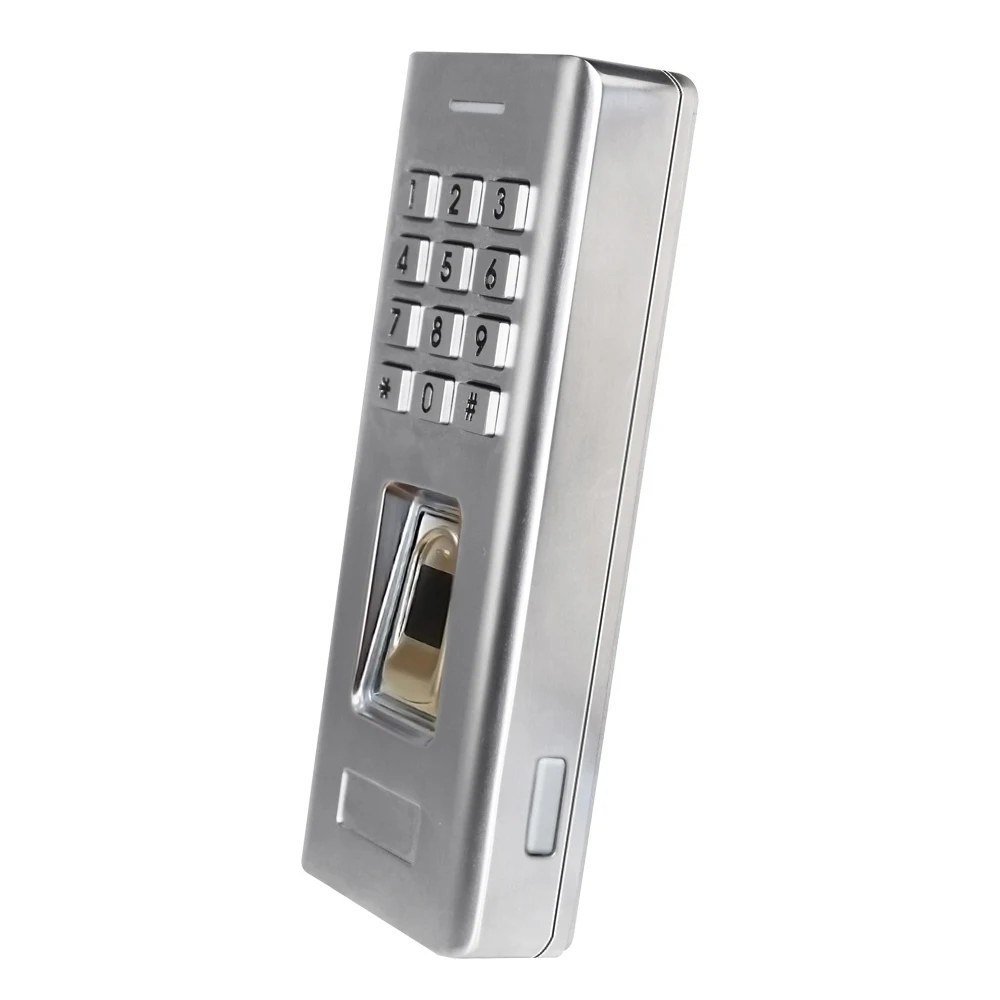 IP66 waterproof Metal access control fingerprint   125khz ID Card Rainproof integrated card reader Electronic Door Lock Reader