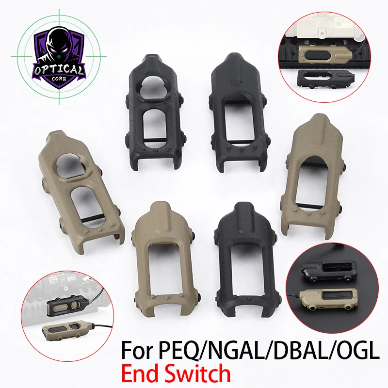 

Tactical Laser Pressure Switch Slot Nylon Plastic For PEQ DBAL NGAL OGL Mount Kit Suit Picatinny Rail Adapter Rifle Accessory