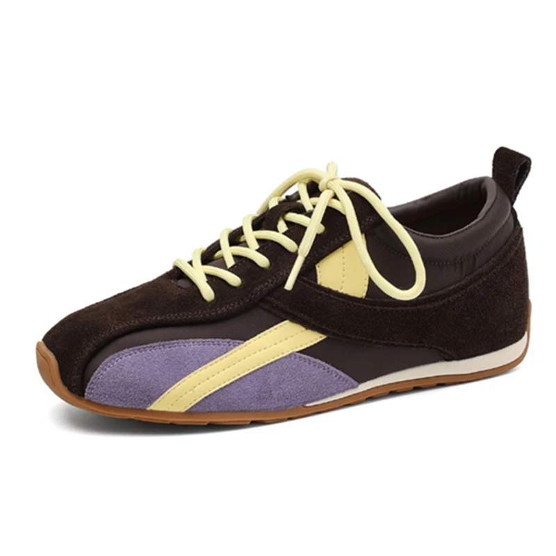 AIYUQI 2026 New Women's Sneakers Shoe Antislip Flat German Training Shoes Women Plus Size Color Block Comfortable Female Shoes