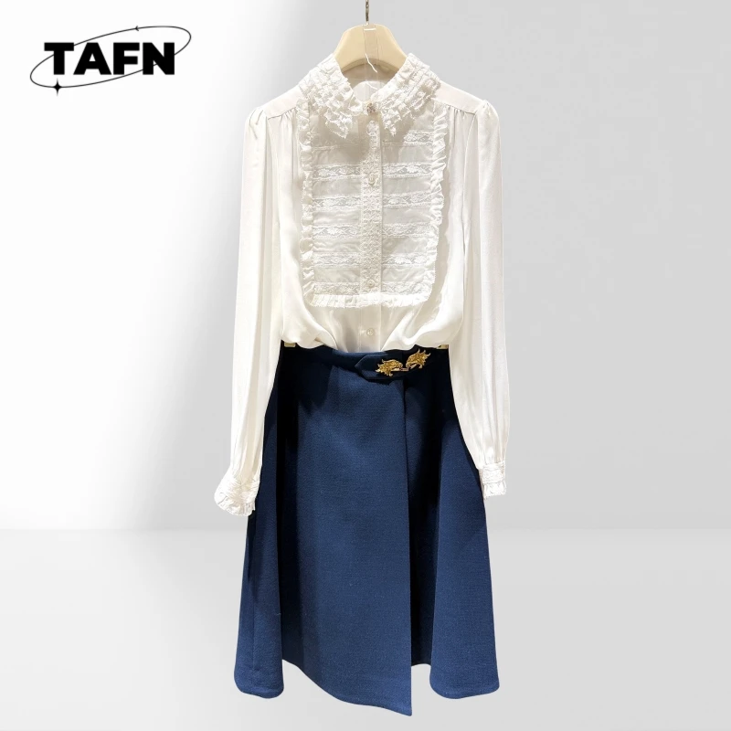 

Suit Short Skirt Trendy Advanced Texture Simple and Comfortable Beautiful 1Flowy Skirt and Top Set, Light and Breezy AD2920