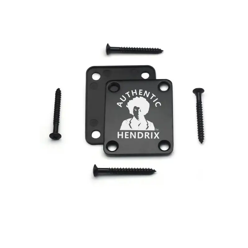 JIMI HENDRIX Signature Electric Guitar Neck Plate Gold/Silver/Black - view 3